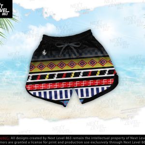 Seminole Patchwork Mesh Shorts
