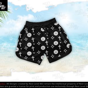 God and Hoops Mesh Shorts